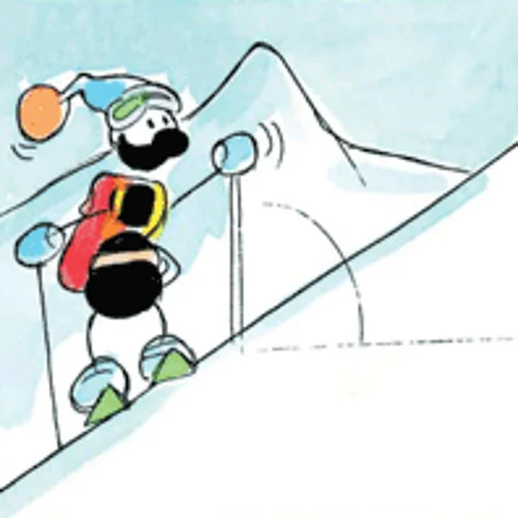 Bestimme die Hangneigung