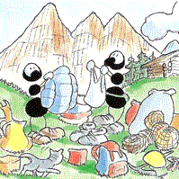 Begib Dich nur gut ausgerüstet in die Berge