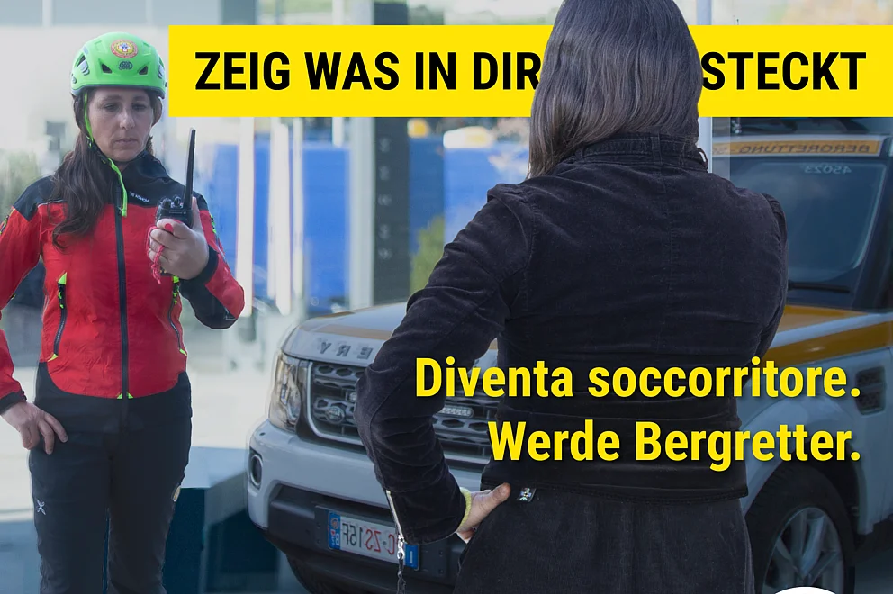 Zeig was in dir steckt...werde Bergretter.