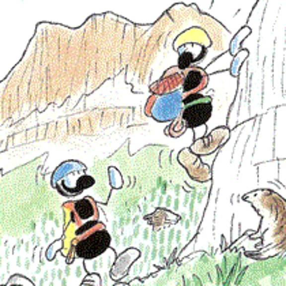 Eine Bergtour zu zweit ist sicherer